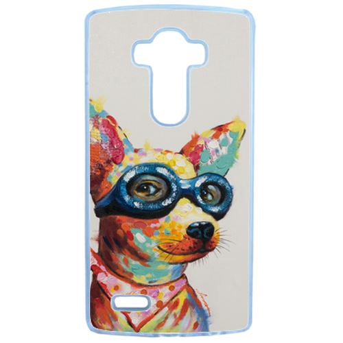 Coque Peinture Chihuahua À Lunette Compatible Lg G3 Transparent