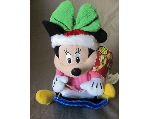 Peluche avec sons Disney Minnie Mouse Wobblin 'Toboggan 11 par Gemmy