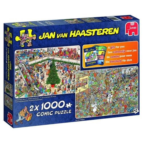 Jumbo Jan van Haasteren Noël 2-en-1 puzzle 2000 pièces