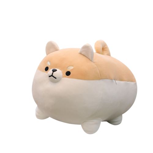 Anime Shiba Inu Peluche Sotf Oreiller Poupée Cartoon Doggo Mignon Shiba Peluche Brown RA006