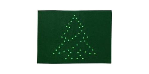 Eclairage décoratif à LED tapis sapin de Noël Ampoule LED vert Polarlite PDE-05-002 vert