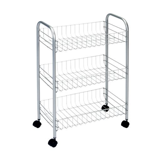 Chariot Metaltex Lugano 3 étages 41x26x64cm