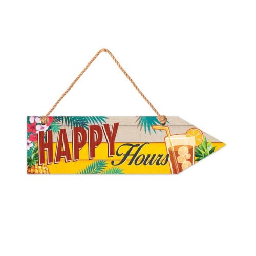 STC – Fléche à Suspendre en Bois 8,5 x 30 cm – Hapy Hours