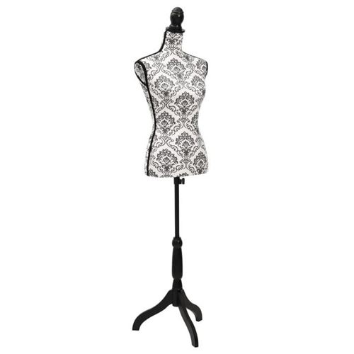 Vidaxl Femme Noir Buste De Présentation Et Blanc
