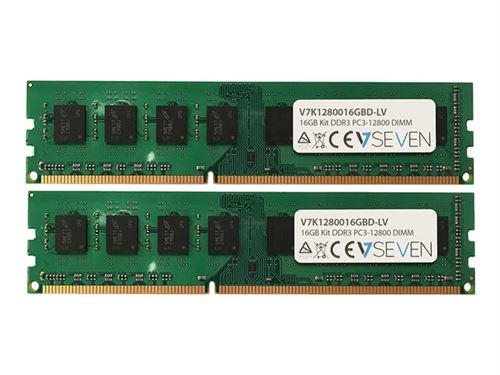 V7 16gb ddr3 1600mhz 16go ddr3 1600mhz module de mémoire - modules de mémoire (16 go, ddr3, 1600 mhz, pc serveur, 240-pin dimm,