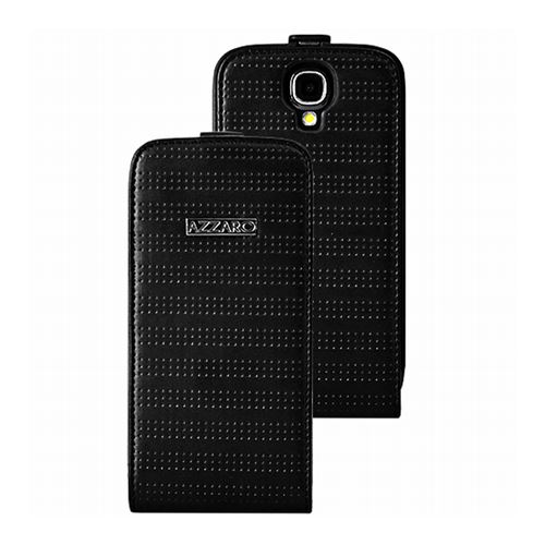 Mocca étui clapet à rabat Azzaro Chrome Sport pour Samsung Galaxy S4 I9500