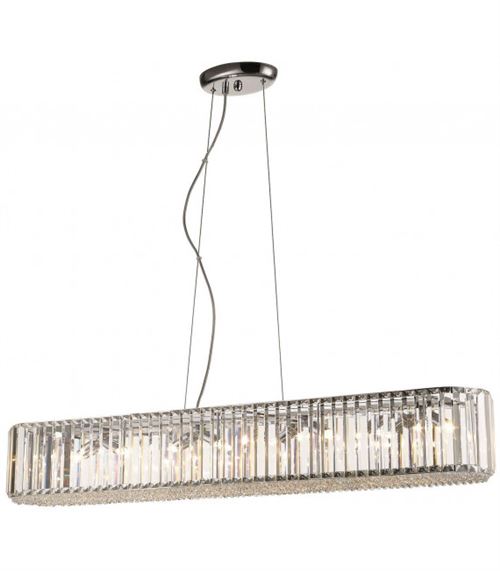 Suspension en cristal POOLE 8 Lumières