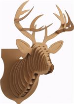 Maquette trophée renne carton 305 x 305 mm