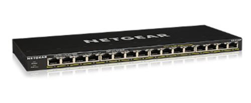 netgear 16-port gb poe+ unmgd switch flexpoe noir