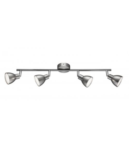 Spot LESTER nickel mat/chrome 4 ampoules LED