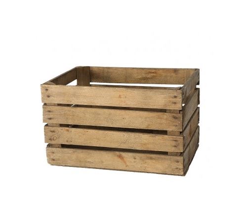 Caisse en Bois Traditionnelle Style Caisse à Fruits
