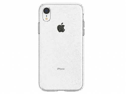 Spigen Liquid Crystal Glitter - Achterzijde behuizing voor mobiele telefoon - thermoplastic polyurethaan (TPU) - wit - voor Apple iPhone XR