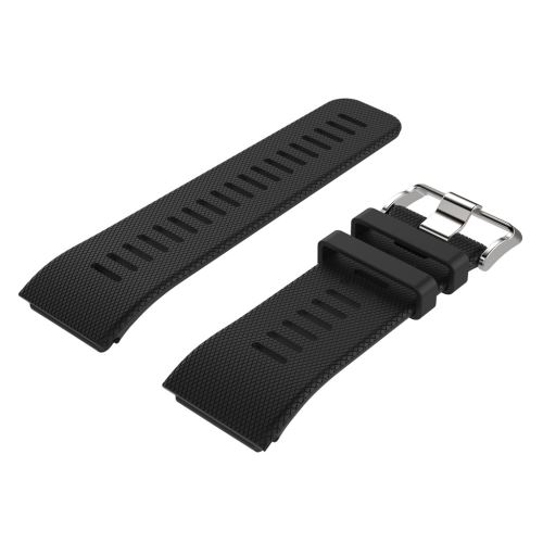 Bracelet de montre Compatible avec Garmin Vivoactive HR, Silicone - Noir