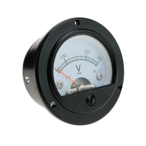 Compteur électrique analogique de panneau ronde 52mm 300V voltmètre