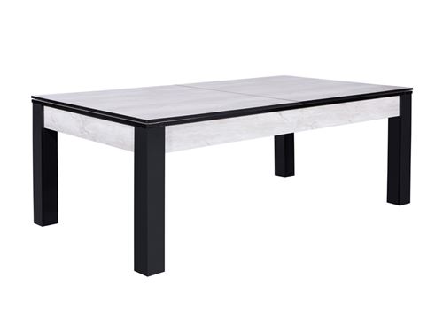 no name billard convertible en table a manger 8 personnes verviers marbre noir table de billard achat prix fnac