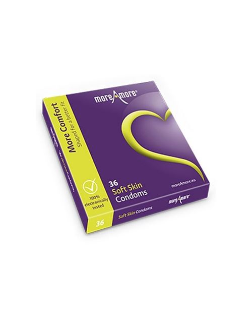 Préservatifs peau douce (36 pcs) moreamore 43426