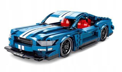 Éléments de base pour l'assemblage du modèle de voiture Mustang GT