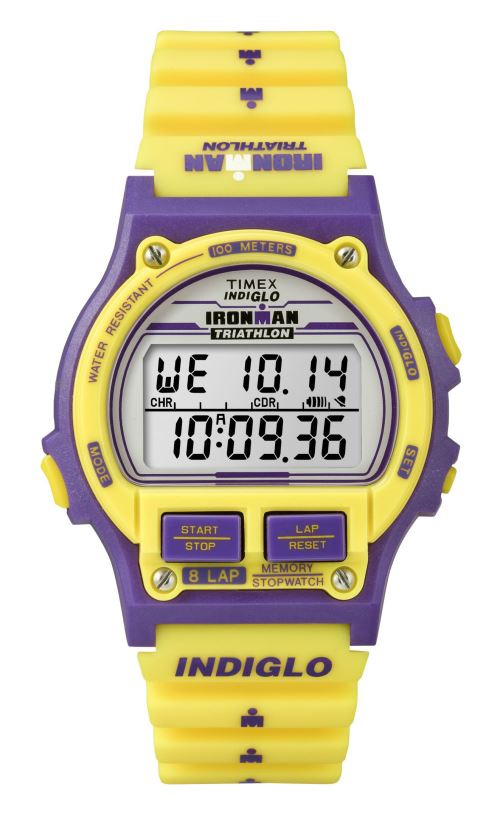 TIMEX Montre Ironman Triathlon Jaune pour Mixte-T5K840