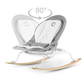 Rosa Transat Pivotant Balancelle Bebe Pliable Bois Scandinave Gris Blanc Transats Pour Bebe Achat Prix Fnac