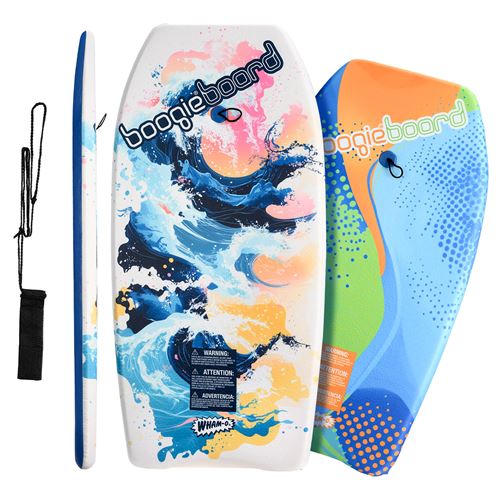 Wham-O Lot de 2 Planches de Boogie Bodyboard pour Enfants 8+ – Courbe/Vague