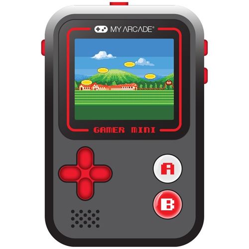 Gamer mini classic 160 en 1 noir gris rouge