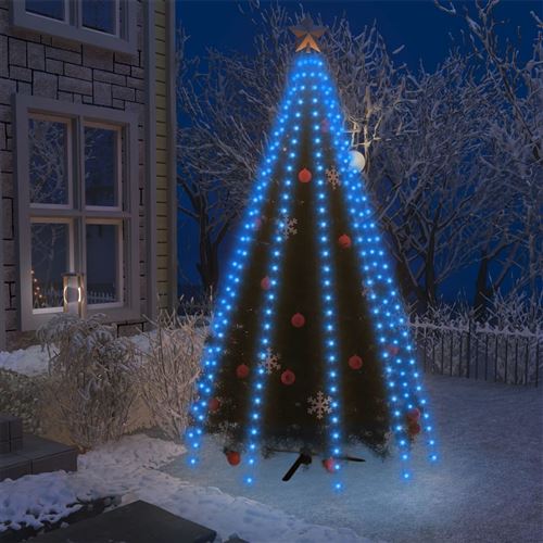 vidaXL Kerstboomverlichting met 300 LED's blauw net 300 cm328890