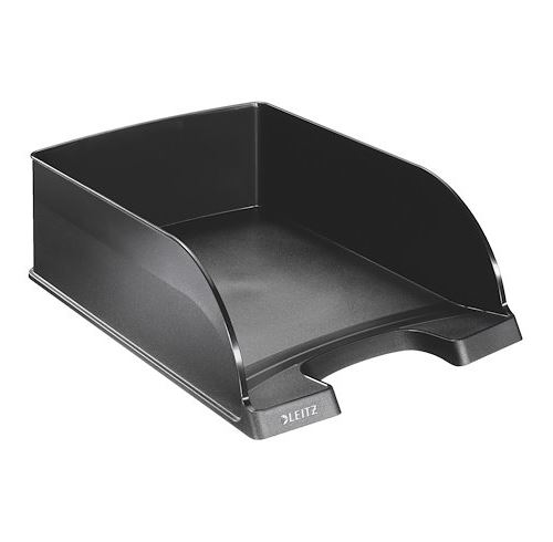 Leitz - Corbeille à courrier - Maxi Format Plus Jumbo - Noire - Lot de 4 - Image 2