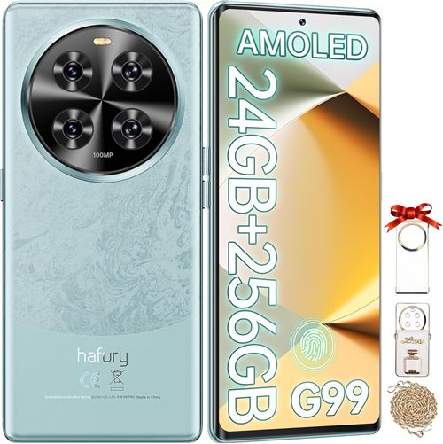 4G Smartphone CUBOT HAFURY MEET 6.67” 256 GO-VERT