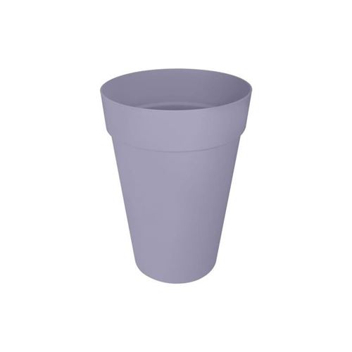 Non Communiqué Violet Pot De Fleur - Elho - Loft Urban Rond - Haut 35 - L 34 X B 33.5 X H 45 Cm - Extérieur - 100% Recyclé