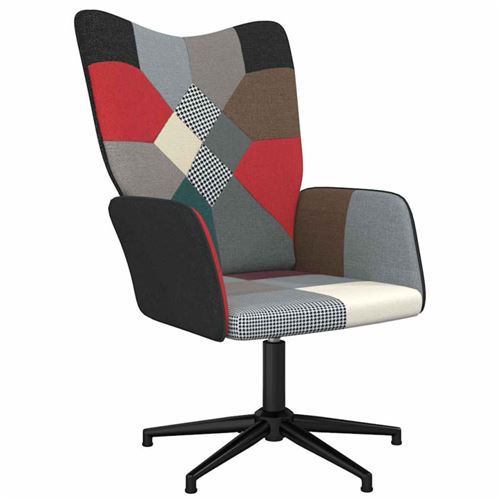 Vidaxl Chaise De Relaxation Patchwork Tissu - Image 3