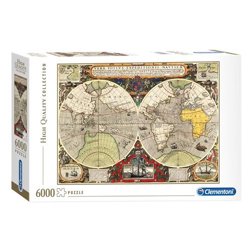 Clementoni Puzzle Nautical World Map, 6000 pcs.
