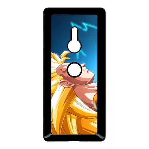 Coque My-Kase pour Xperia XZ3 - dragon ball z gohan super saiyan 3 - Plastique Noir