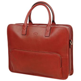 Mallette Professionnelle KATANA En Cuir Véritable - Porte-documents Classe Et Léger - Fermeture Attache, Doublure Cuir