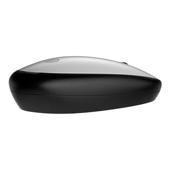 HP 240 - Souris - droitiers et gauchers - optique - 3 boutons - sans fil - Bluetooth 5.1 - récepteur sans fil USB - argent de brochet - pour Portable 13, 15, 16, 17, 32