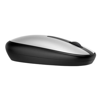 HP 240 - Souris - droitiers et gauchers - optique - 3 boutons - sans fil - Bluetooth 5.1 - récepteur sans fil USB - argent de brochet - pour Portable 13, 15, 16, 17, 32