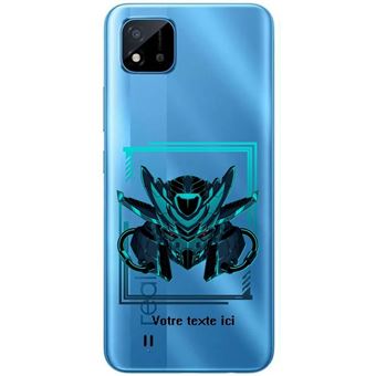 EuoDuo Compatible Avec Realme 11 Pro/Realme 11 Pro Plus Coque Cordon Tour De Cou Telephone Portable Réglable Collier Étui Silicone TPU Noir Motifs Cover Protection Complète - Visage Souriant