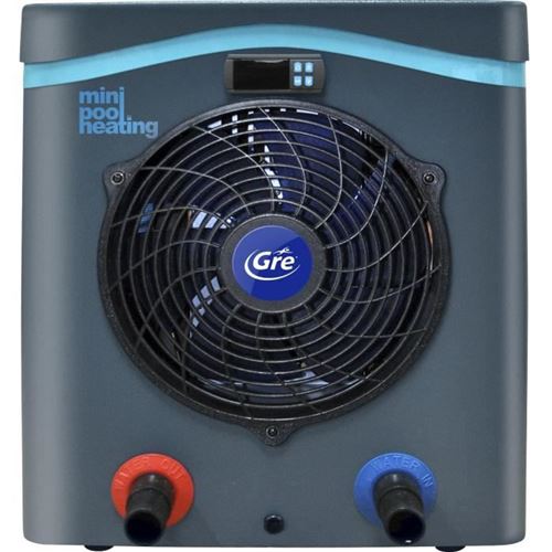 GRE Wärmepumpe, max. Heizleistung: 5500 W, für Pools bis: 40 m³ - grau