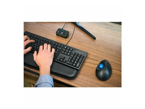 Kensington KB100 EQ - Clavier - full size - USB - QWERTY - Espagnol - noir
