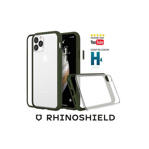 Coque iPhone 12 / 12 Pro Rhino Protect Camera Vert