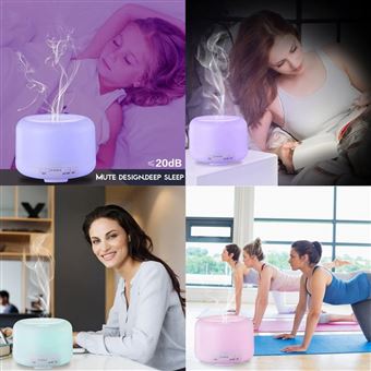 Diffuseur D'huiles Essentielles 300 Ml Avec Humidificateur Ultrasonique - LED - Neuf