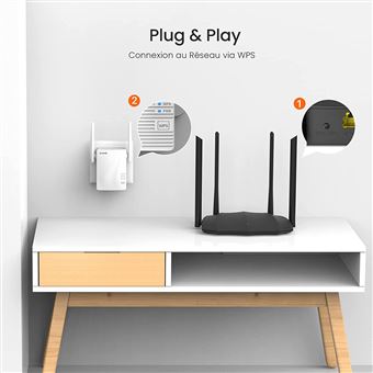 Tenda A15 - Extension de portée Wifi - 100Mb LAN - Wi-Fi 5 - 2.4 GHz, 5 GHz