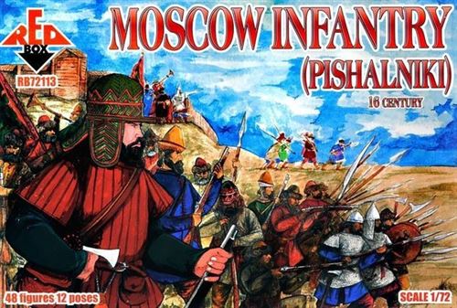 Moscow Infantry (pishalniki) 16 Century - 1:72e - Red Box