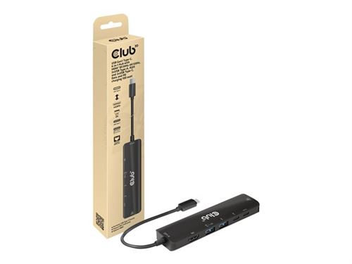 Club 3D - Station d'accueil - USB-C 3.1 Gen 1 - HDMI - GigE