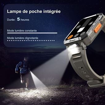 Montre Connectée Sport Avec Suivi Santé Appels Bluetooth Etanche 30m Myphone Noir