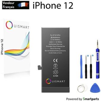 OuiSmart® BATTERIE POUR IPHONE 12 INTERNE NEUVE DE REMPLACEMENT AVEC OUTILS - 1