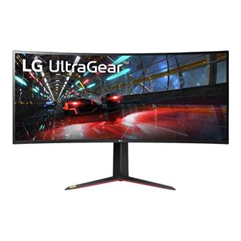 Ecran LED PC gaming LG 38GN950P-B 38" incurvé UWQHD Noir et Rouge