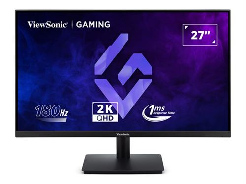 ViewSonic VX27G1-2K - LED-monitor - spelen - 27" - 2560 x 1440 QHD @ 180 Hz - IPS - 300 cd/m² - 1000:1 - HDR10 - 1 ms - 2xHDMI, DisplayPort