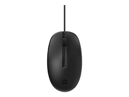 HP 125 - Souris - filaire - USB - noir - promo - pour HP 34; Elite Mobile Thin Client mt645 G7; Pro 290 G9; Pro Mobile Thin Client mt440 G3