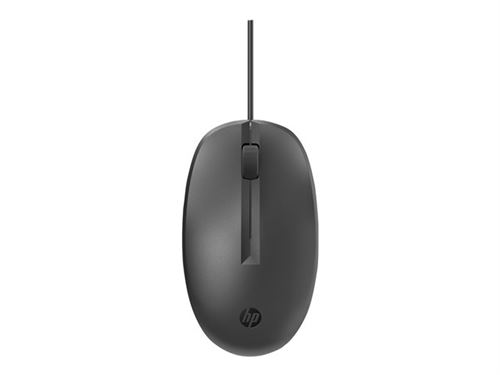 HP 125 - Souris - filaire - USB - noir - promo - pour HP 34, mt645 G7; Pro 290 G9; Pro Mobile Thin Client mt440 G3