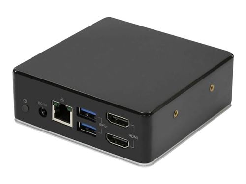 eSTUFF Dual Full-HD Dock - Station d'accueil - USB-C - 2 x HDMI - 1GbE - 100 Watt